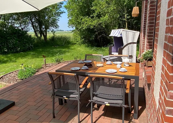 Tatil Evi Idyllische An Der Nordsee- Alte Schule Suellwarden