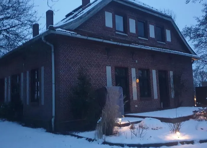 Idyllische An Der Nordsee- Alte Schule Suellwarden Tatil Evi *